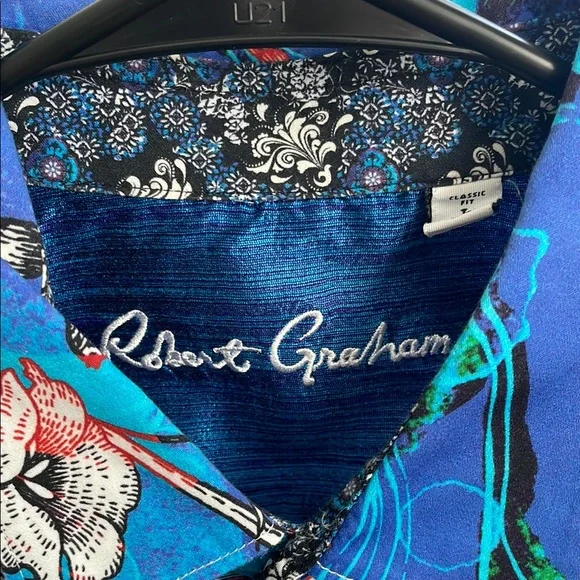 Robert Graham Men's Bird Print Shirt - Picture 3 of 3